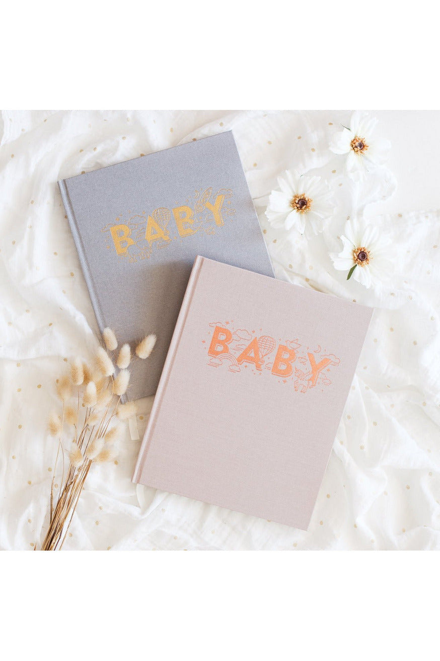 Baby Book Grey