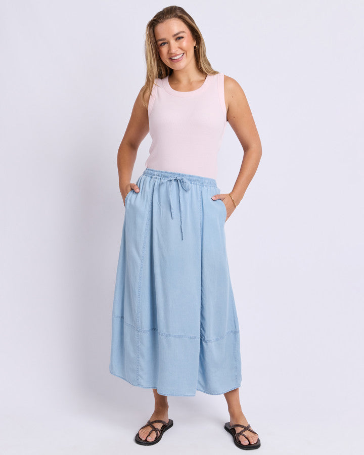 FRESCO SKIRT - LIGHT BLUE