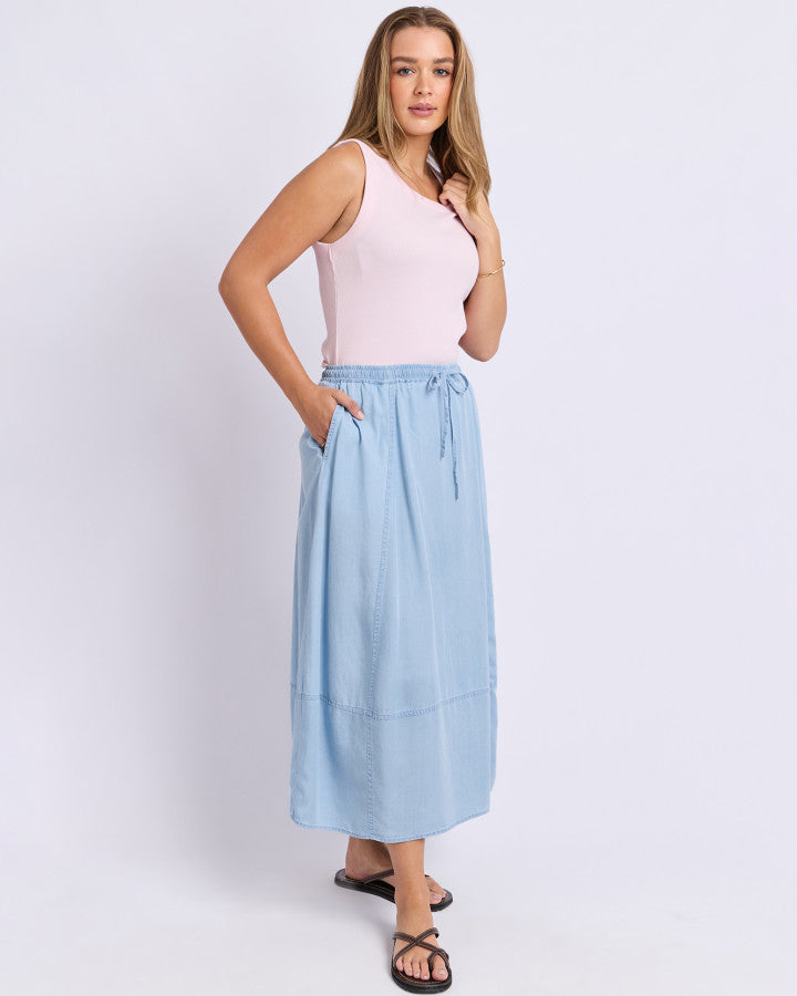 FRESCO SKIRT - LIGHT BLUE