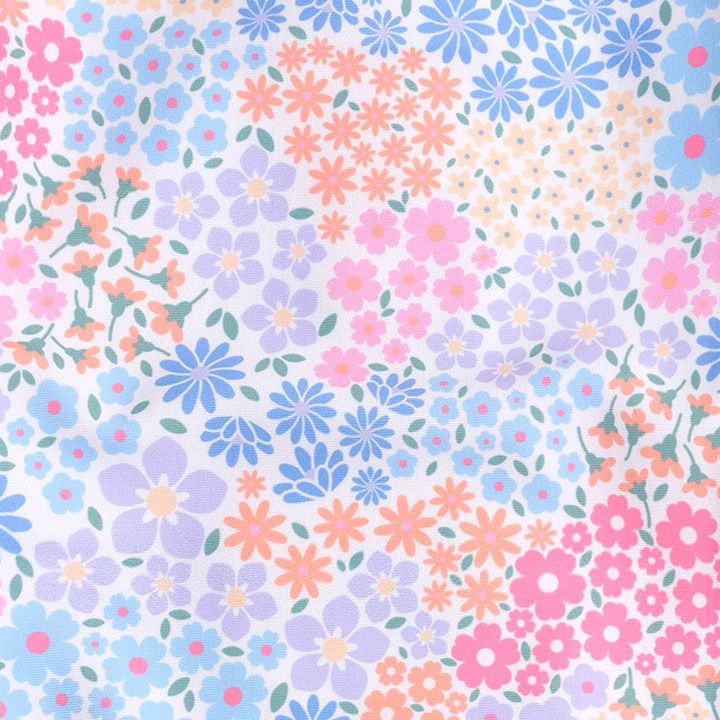 Frill Swimsuit Floral Bloom