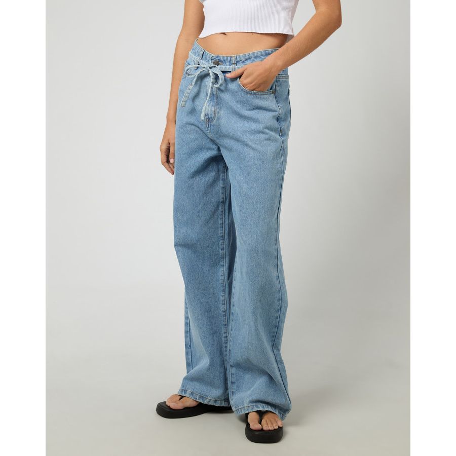 GIA HIGH RISE BAGGY - LIGHT BLUE