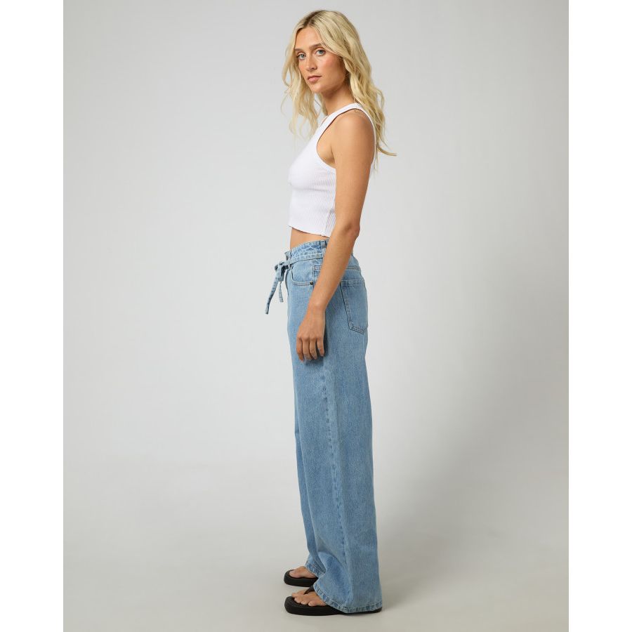 GIA HIGH RISE BAGGY - LIGHT BLUE