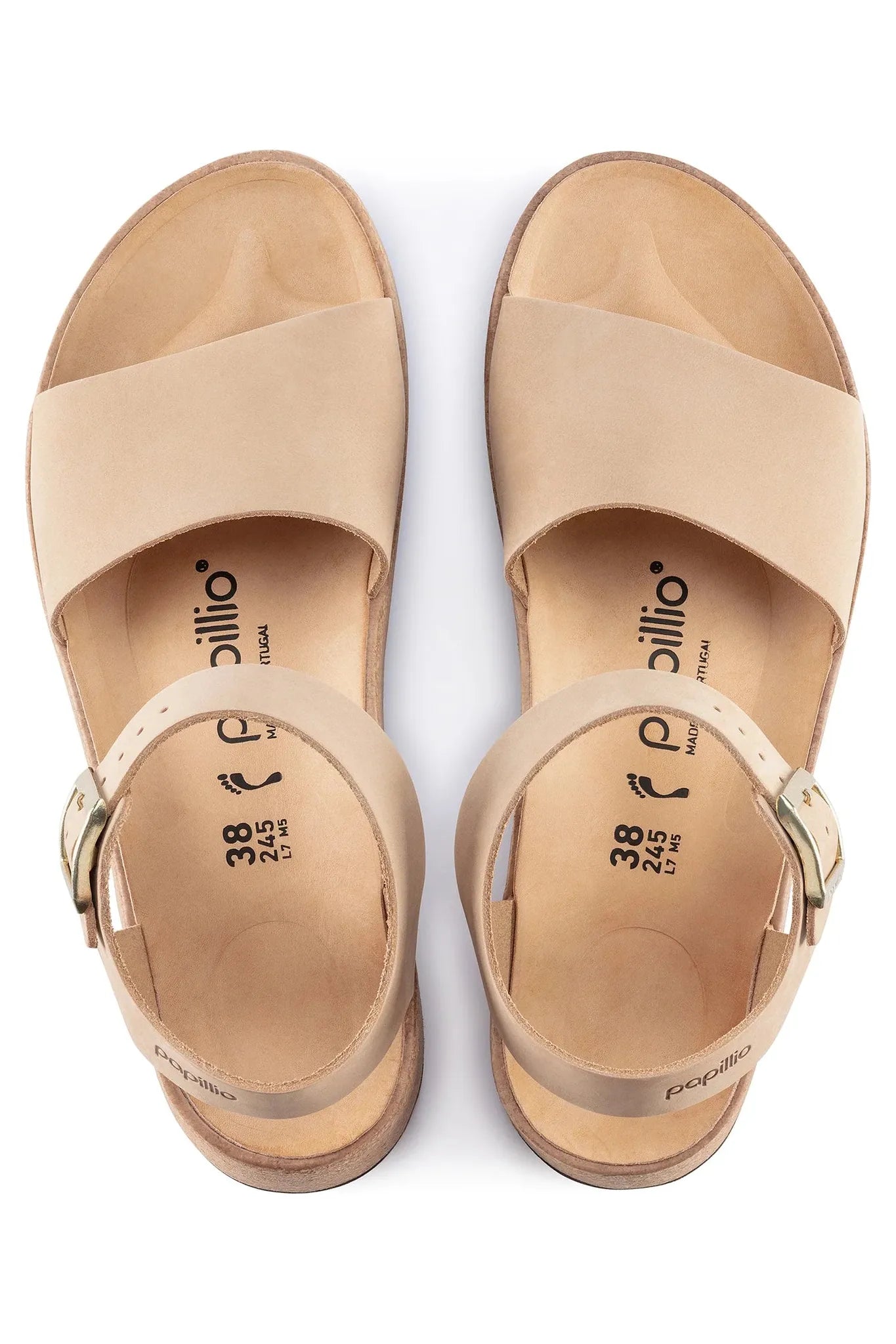 Glenda - Sandcastle Nubuck Leather - Narrow