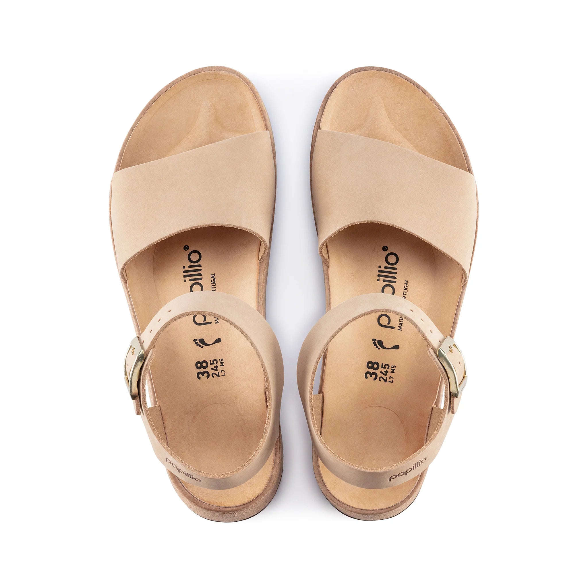 Glenda - Sandcastle Nubuck Leather - Narrow
