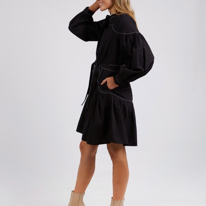 GOLDIE DRESS - BLACK