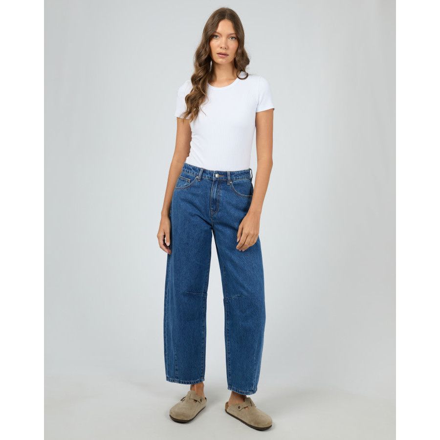 HALLIE BARREL LEG JEAN