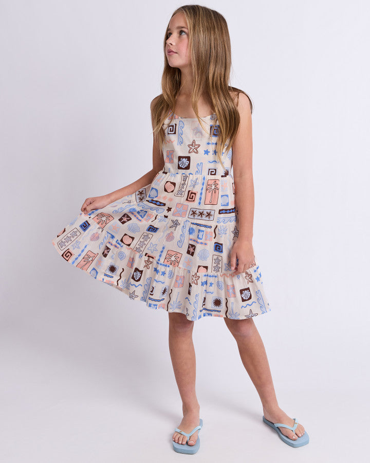 HOLIDAY FRILL DRESS - TWEEN