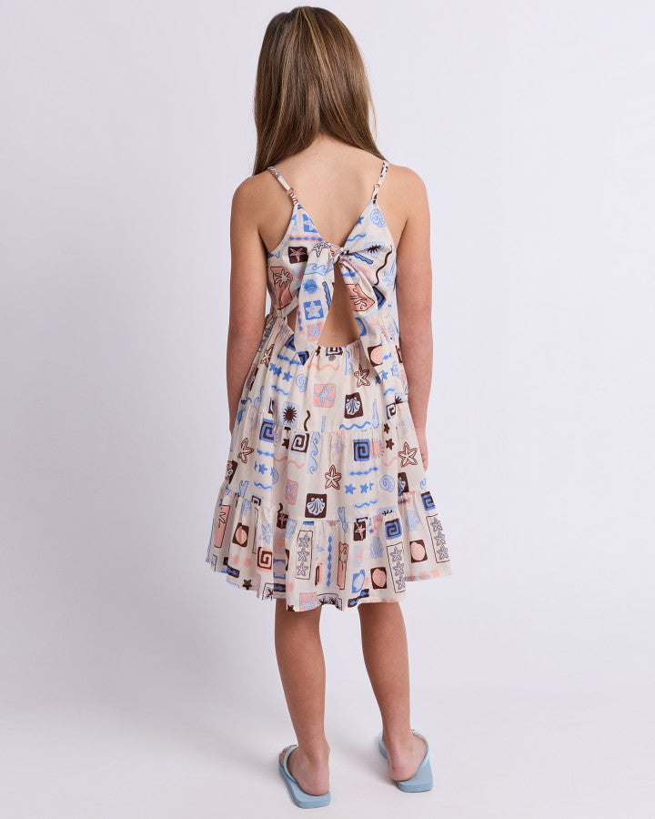 HOLIDAY FRILL DRESS - TWEEN