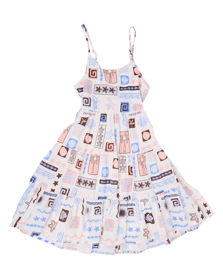 HOLIDAY FRILL DRESS - TWEEN