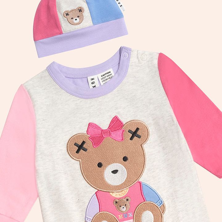 Huxette Romper & Hat Set