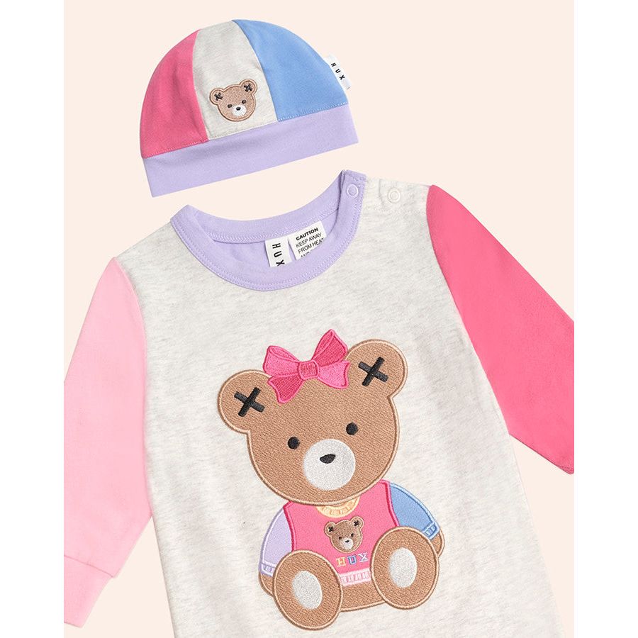 Huxette Romper & Hat Set