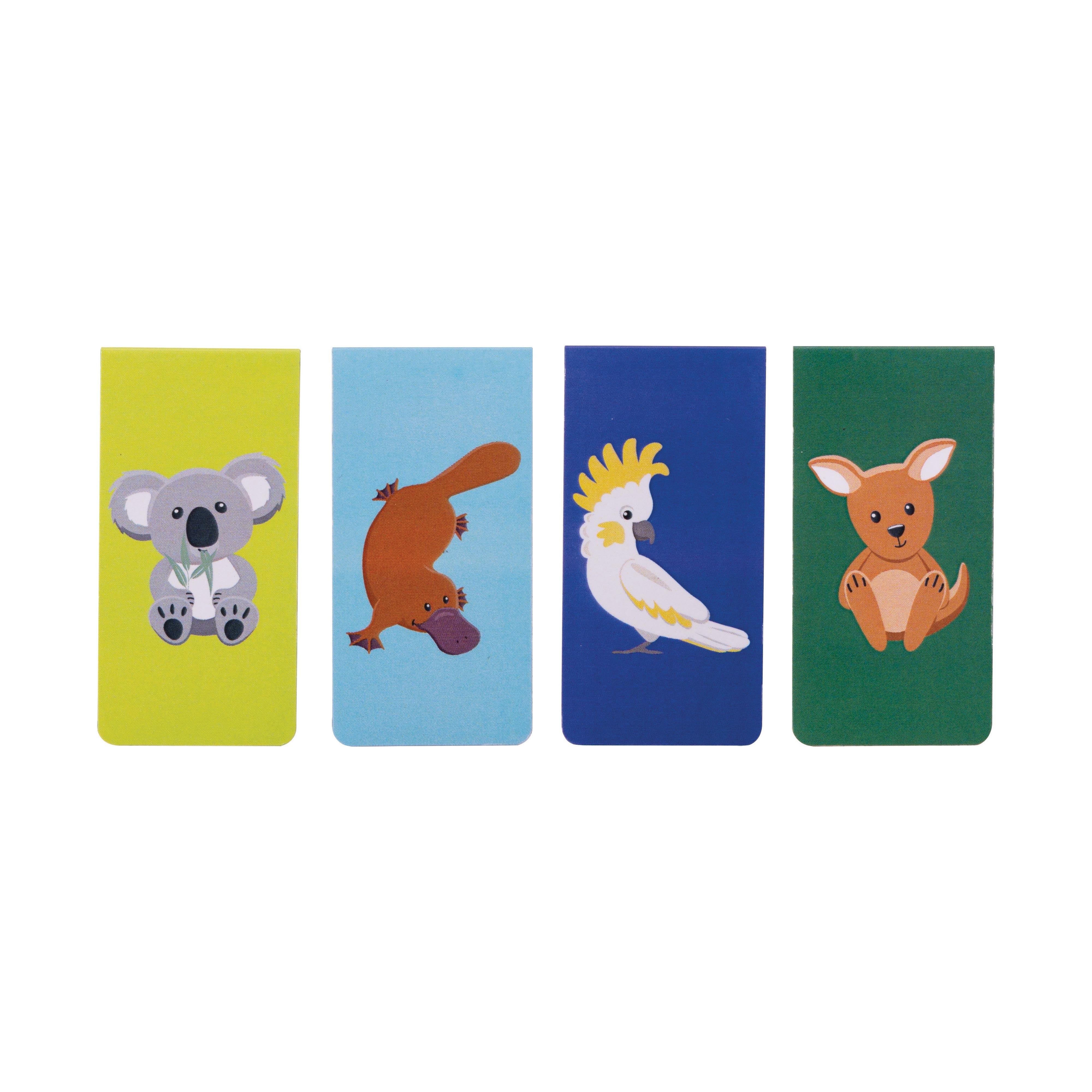 Aussie Animals Magnetic Bookmarks-Set of 4
