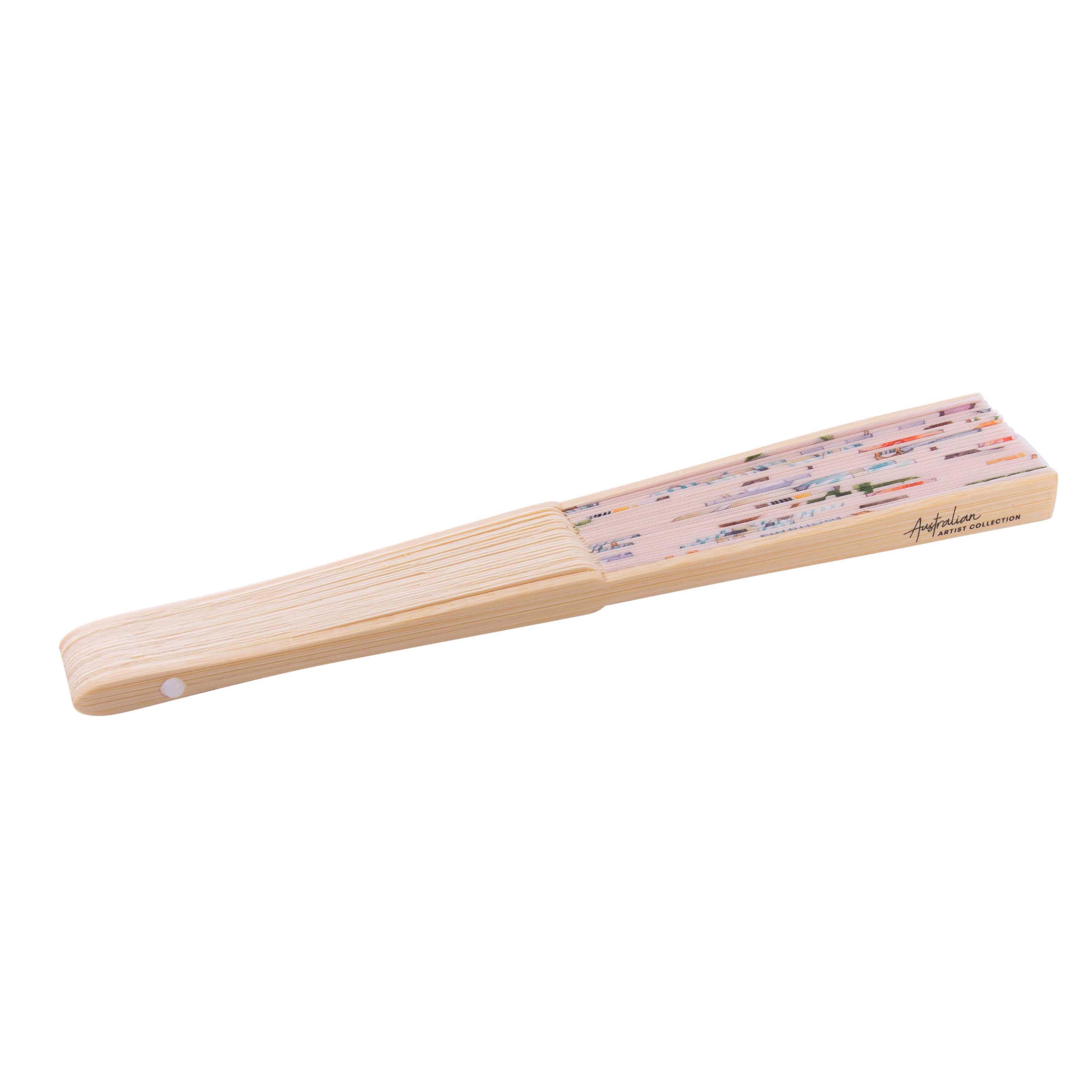 Bamboo + Fabric Fans-SHW