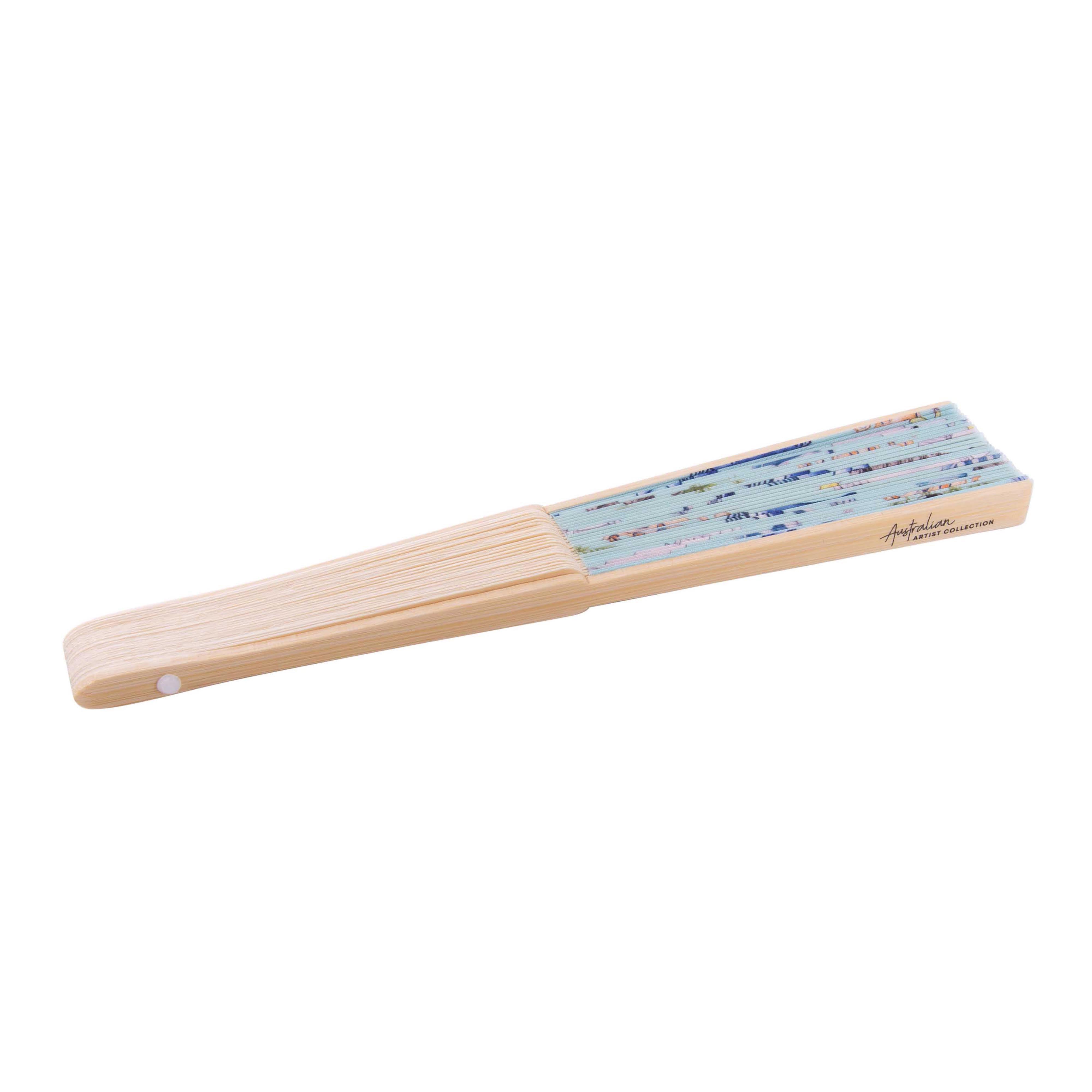 Bamboo + Fabric Fans-SHW