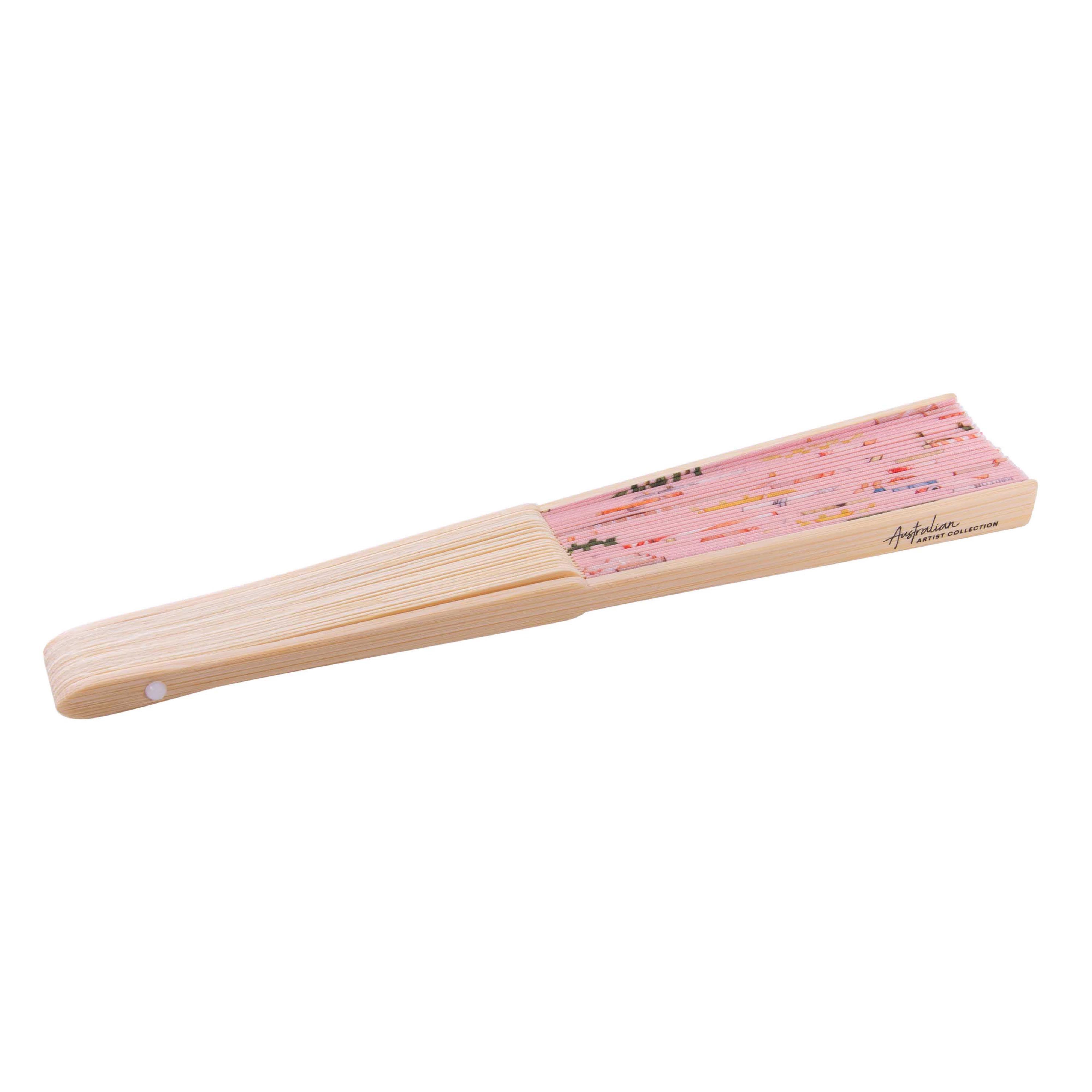 Bamboo + Fabric Fans-SHW