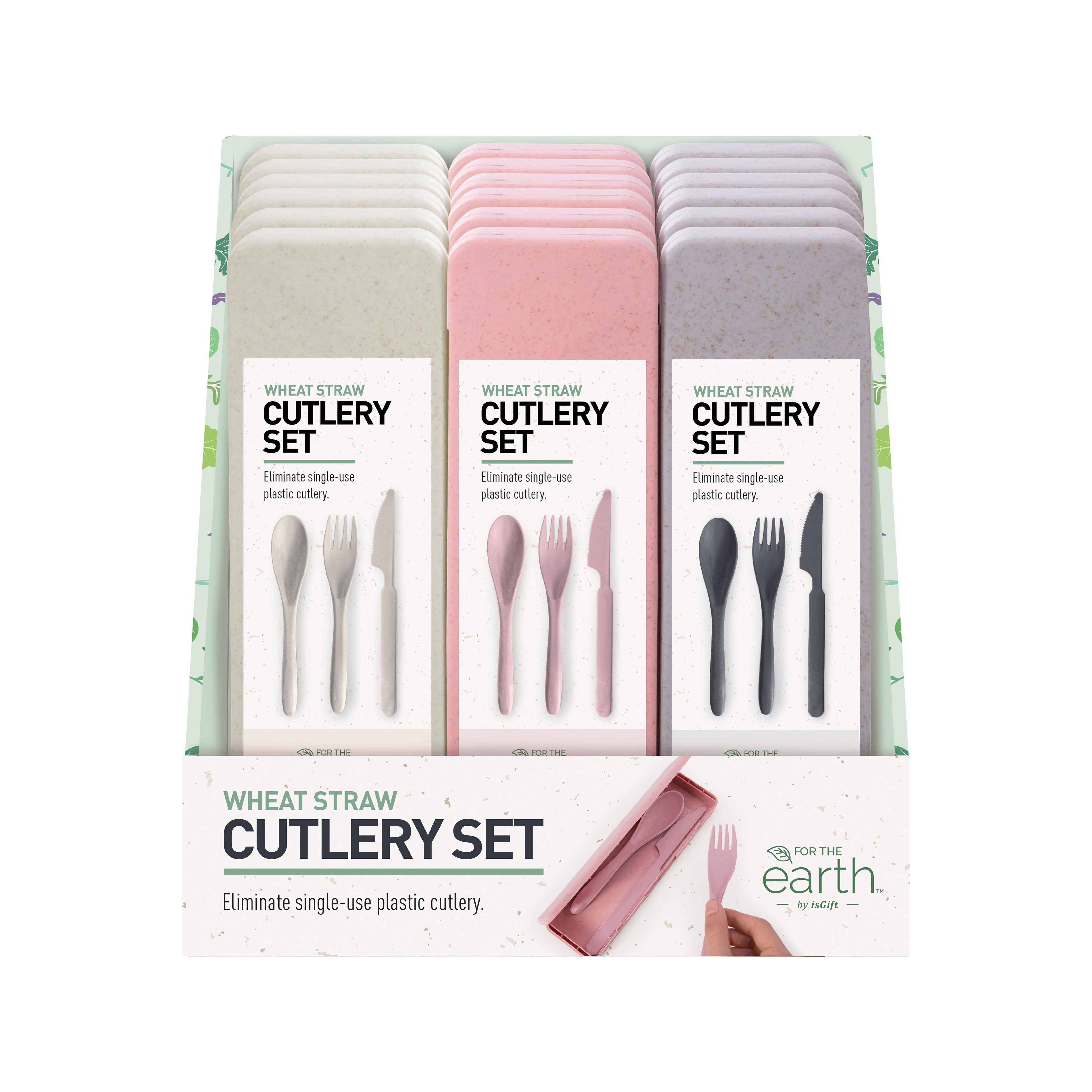 Wheat Straw Travel Cutlery Set