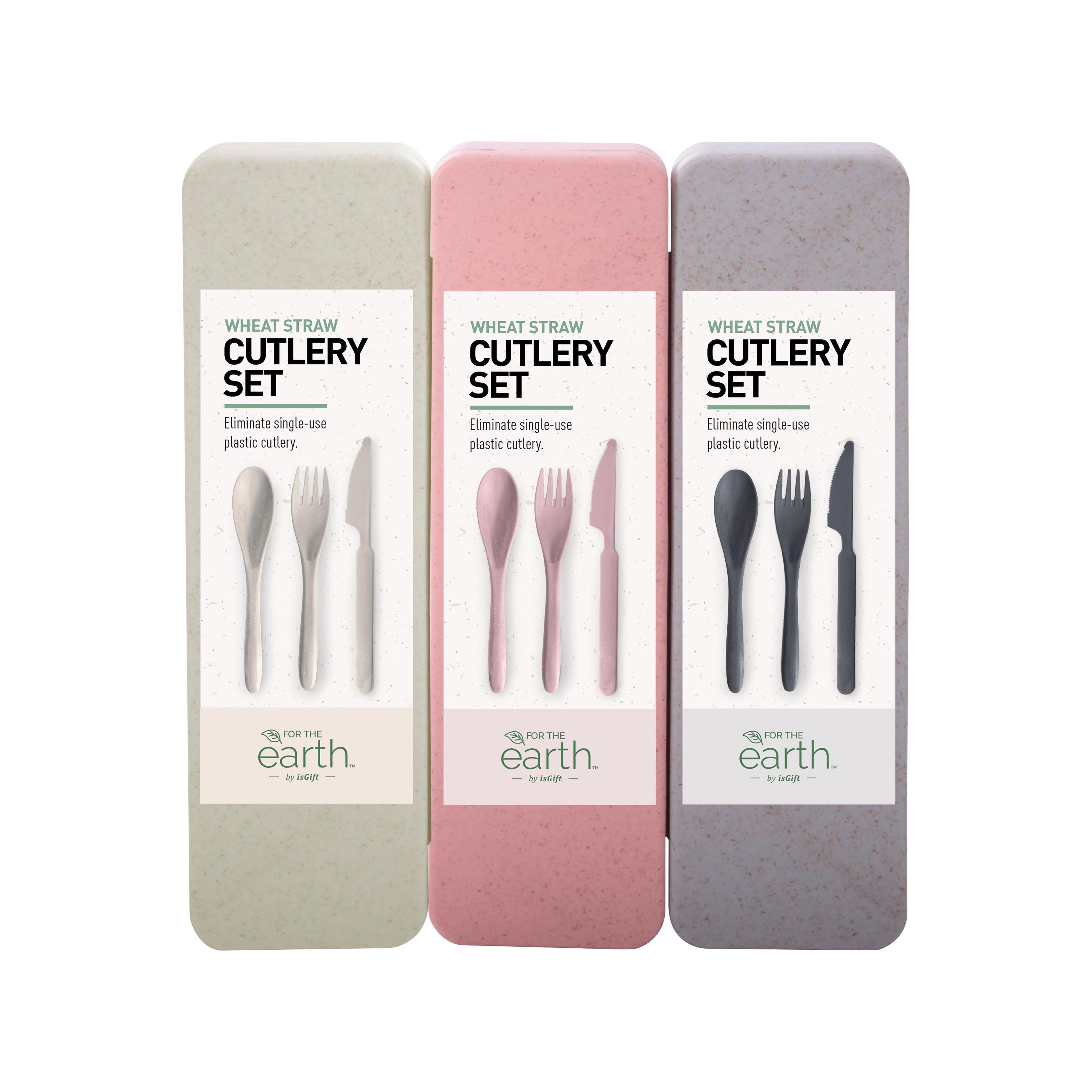 Wheat Straw Travel Cutlery Set