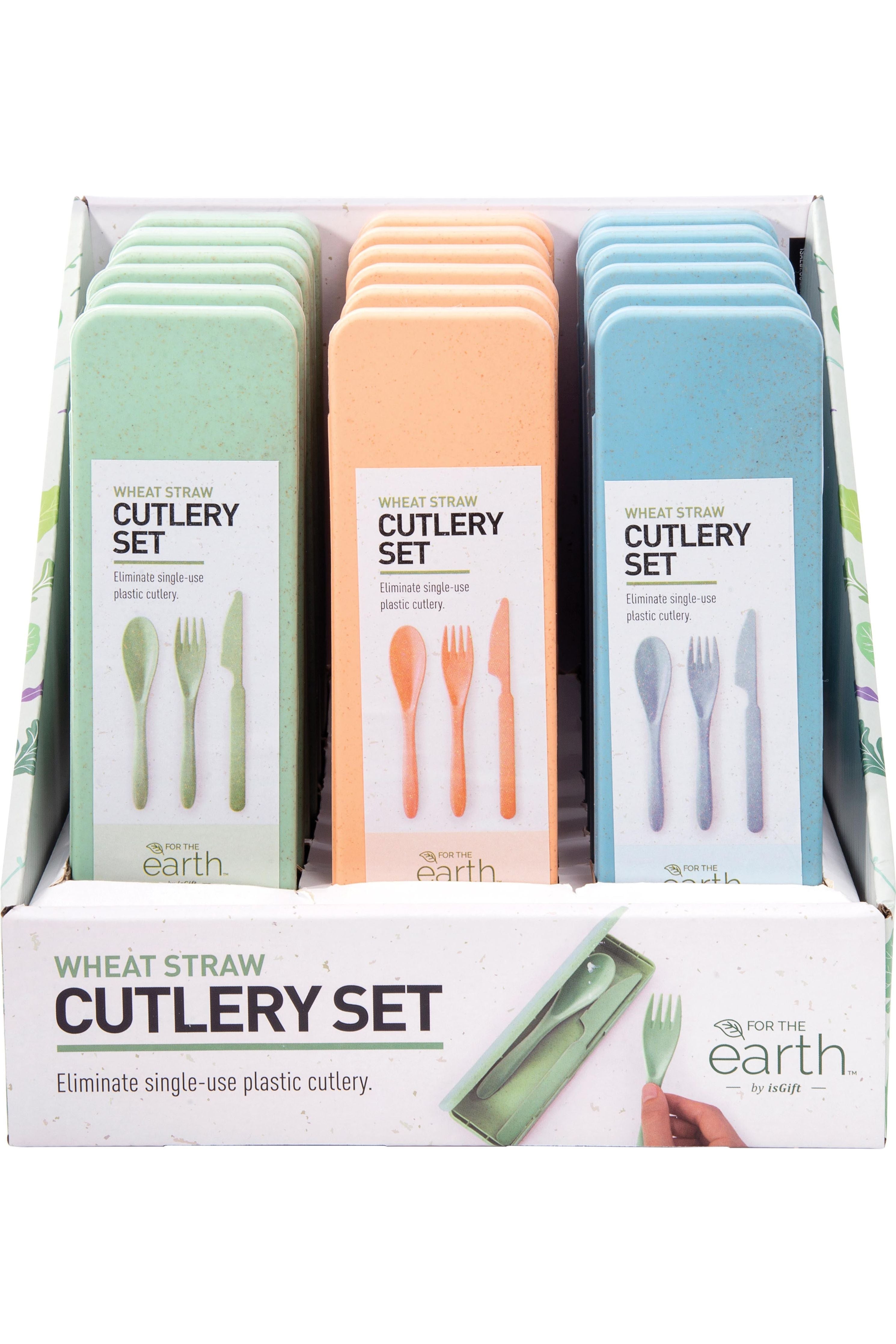 Wheat Straw Cutlery Set - New Colour