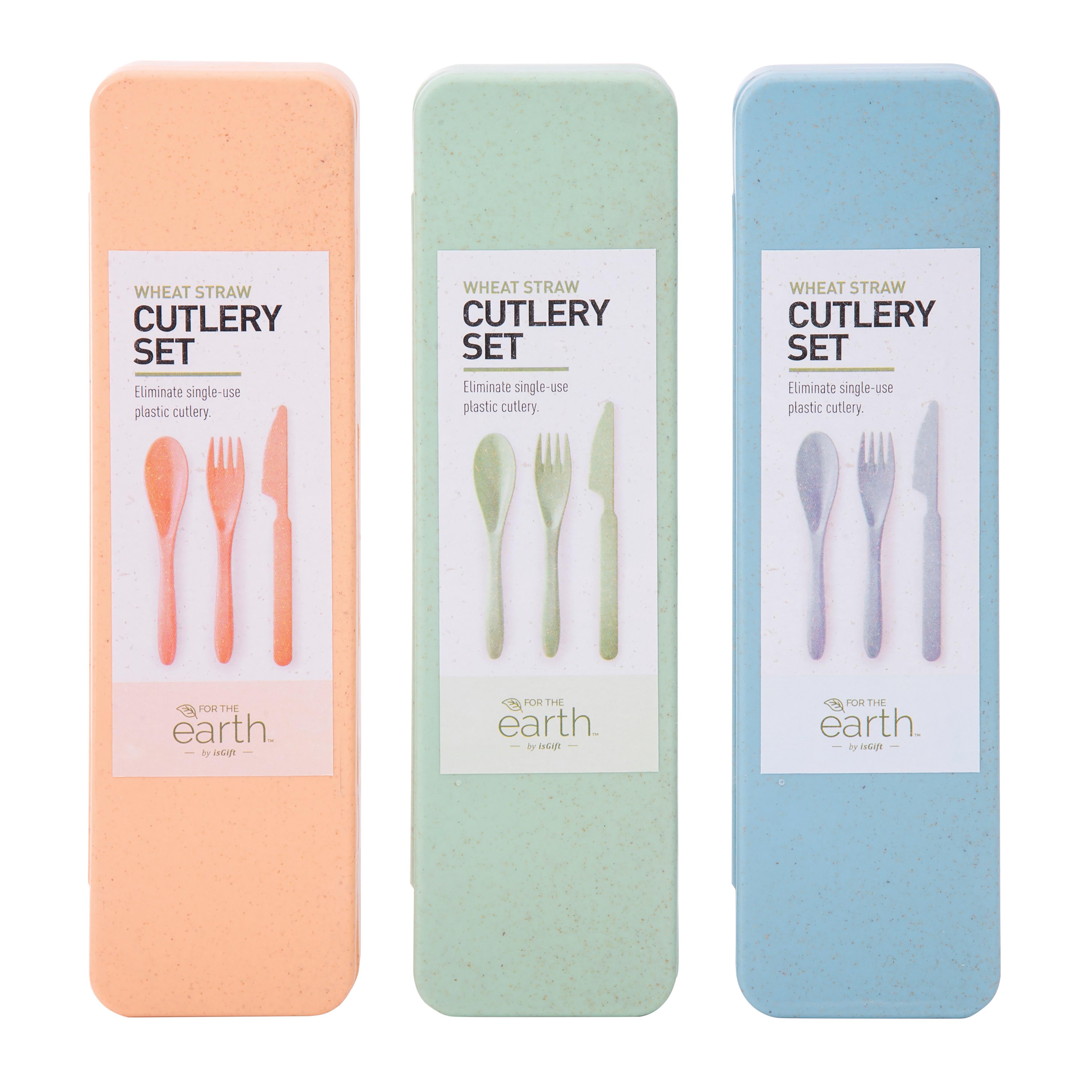 Wheat Straw Cutlery Set - New Colour