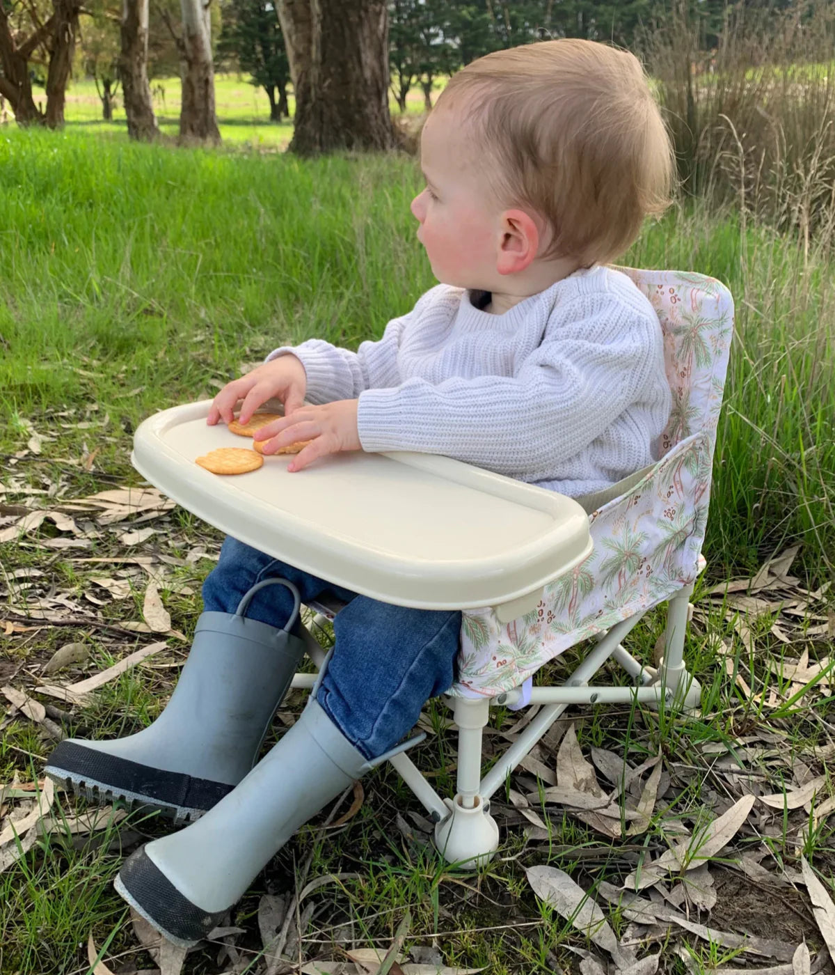 Portable Baby Chair - Desert Palm