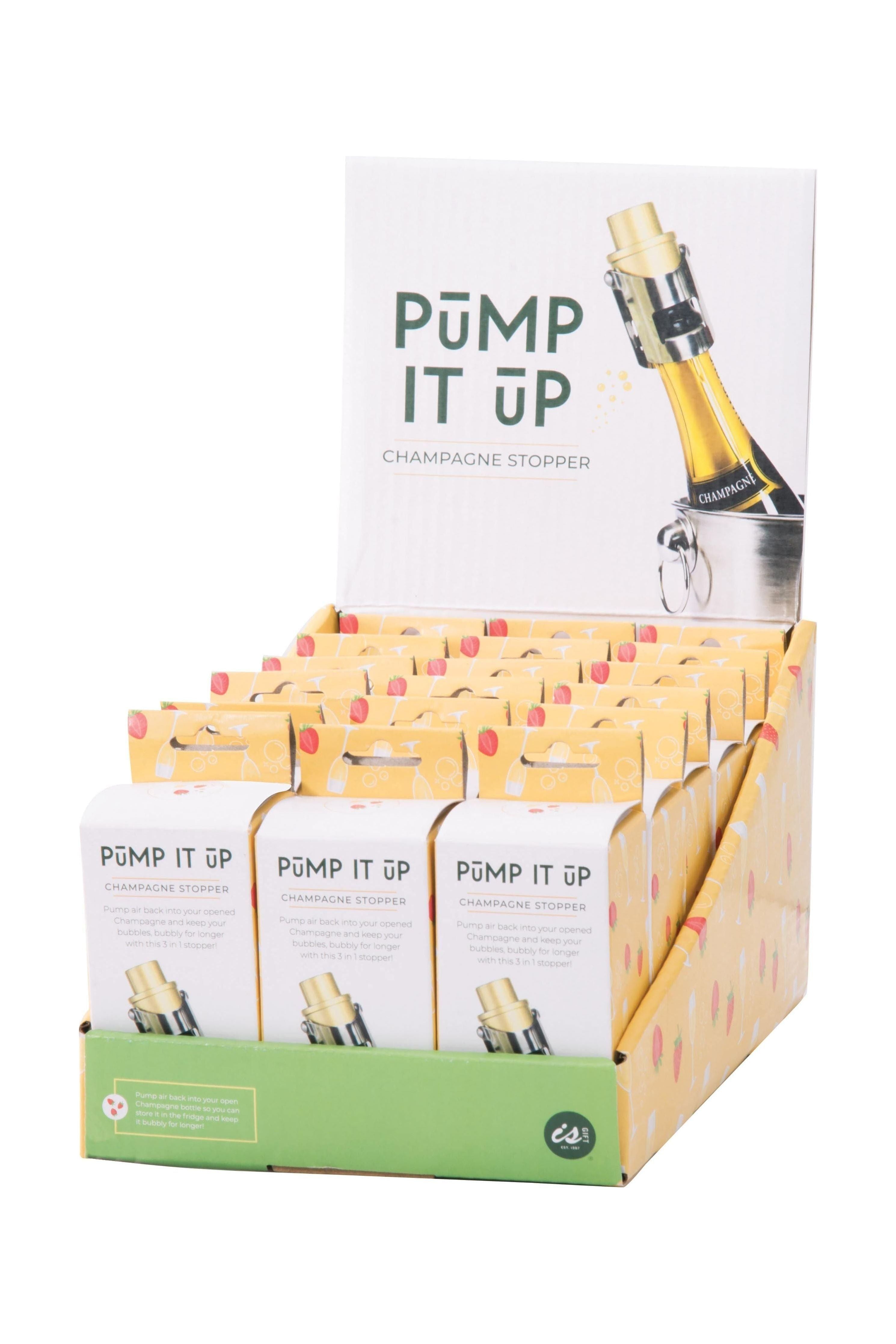 Pump It Up Champagne Stopper - New Colour