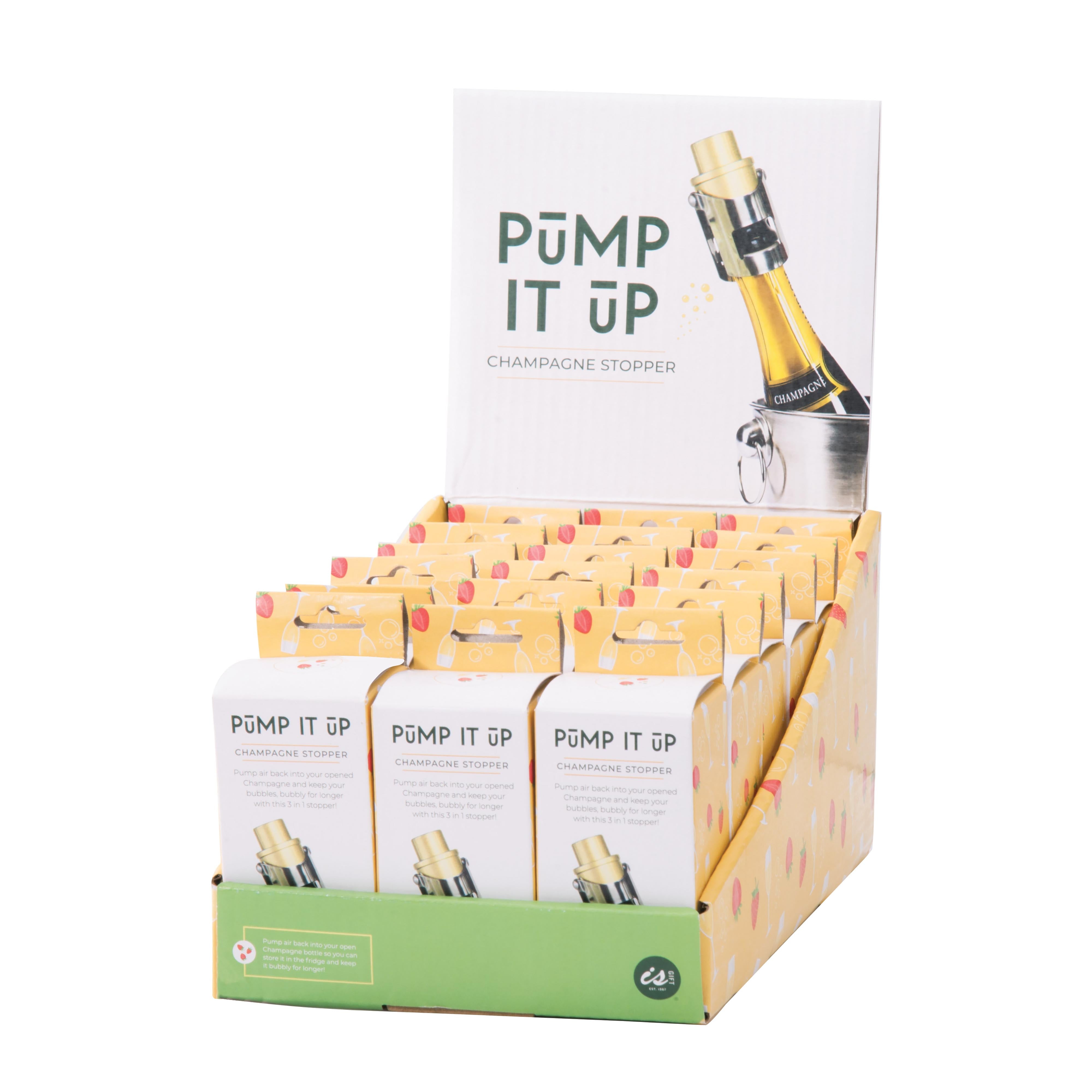 Pump It Up Champagne Stopper - New Colour