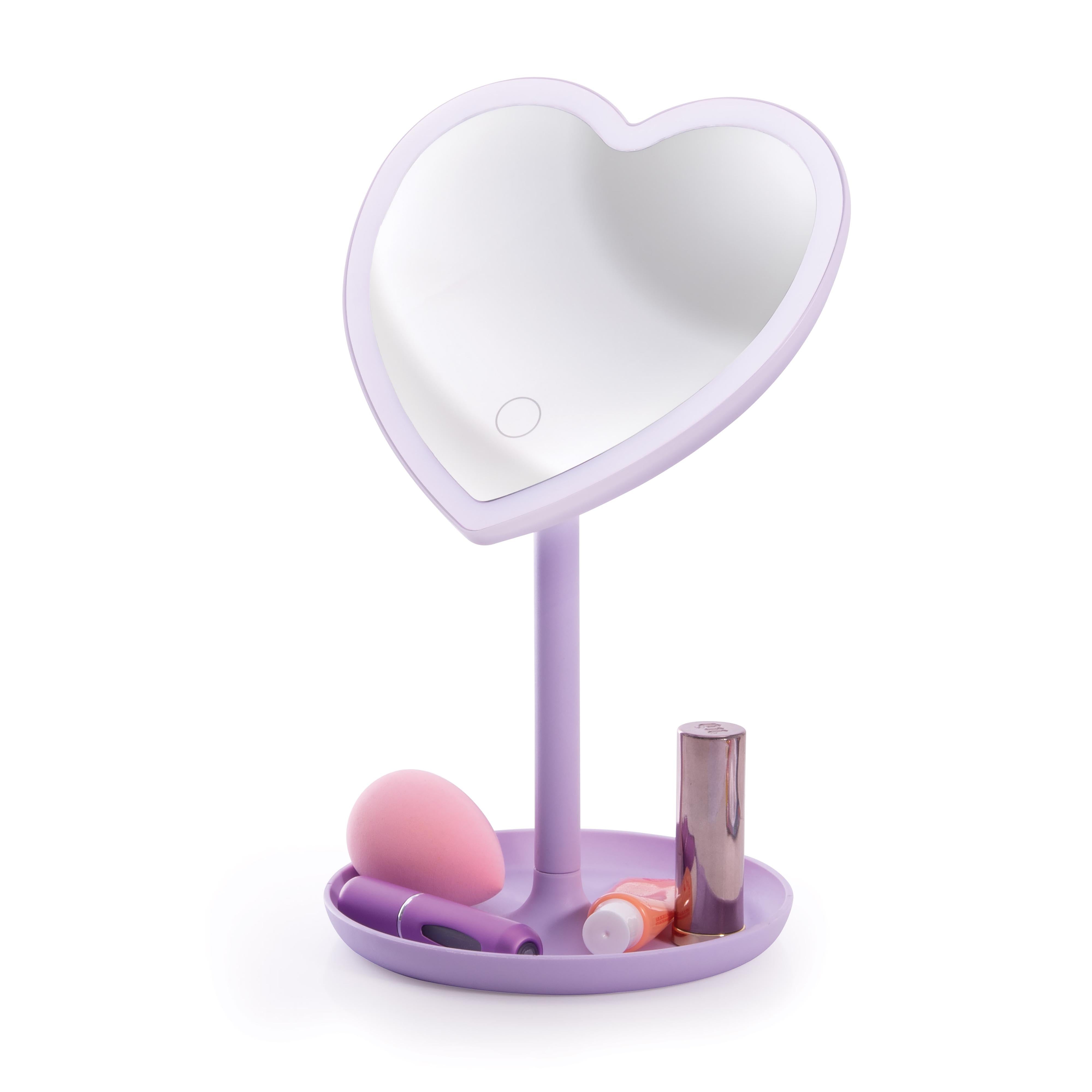 Light Up LED Heart Mirror