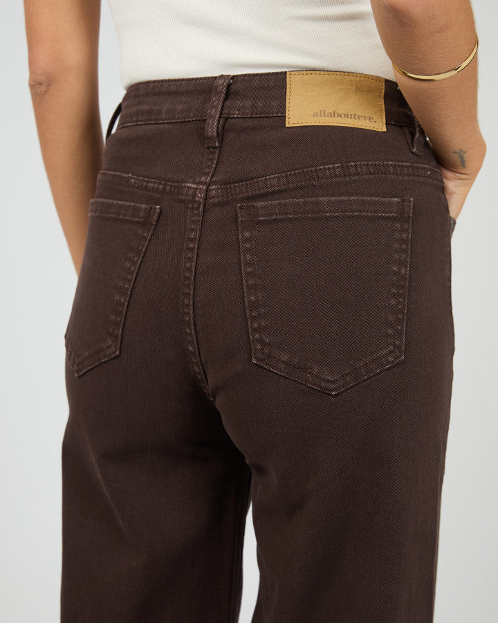 JACQUI WIDE LEG - BROWN