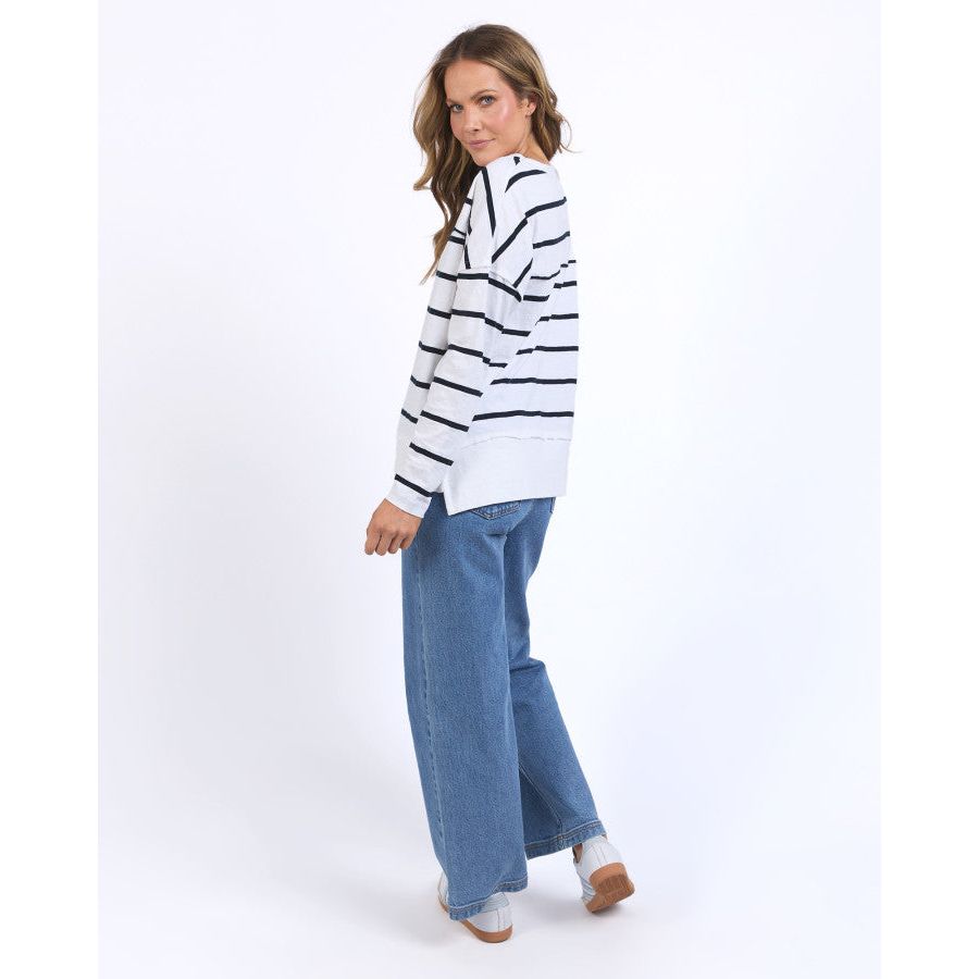 JAYNE STRIPE THROW ON TOP - STRIPE