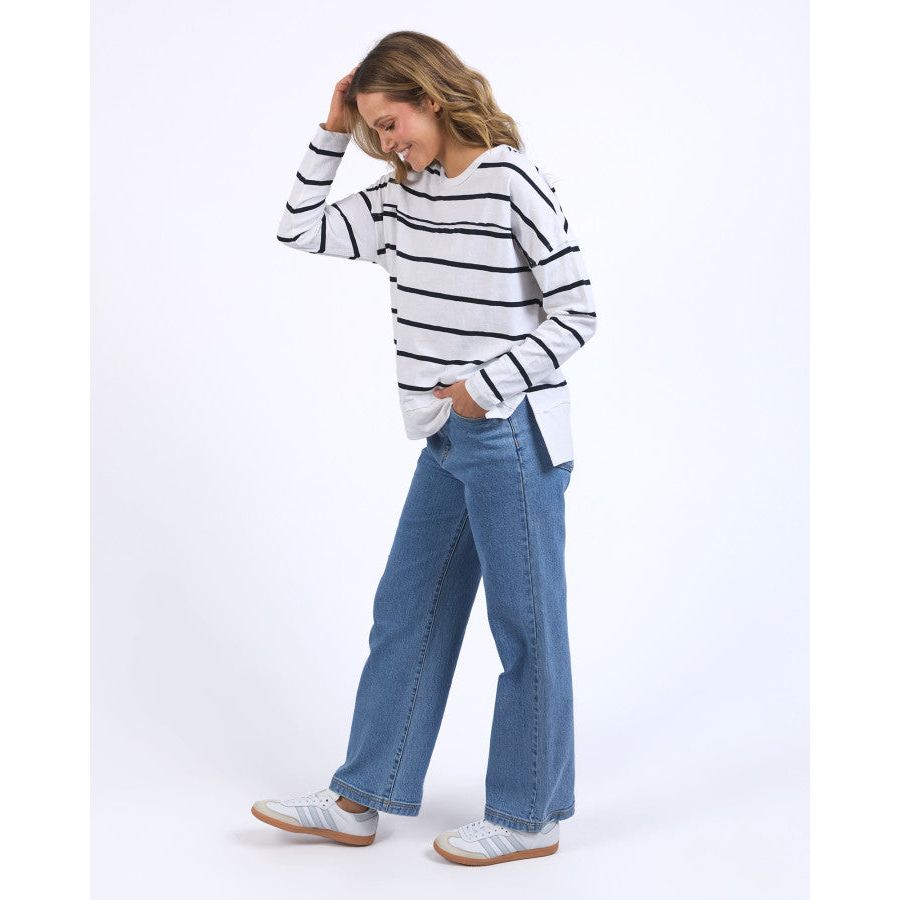 JAYNE STRIPE THROW ON TOP - STRIPE