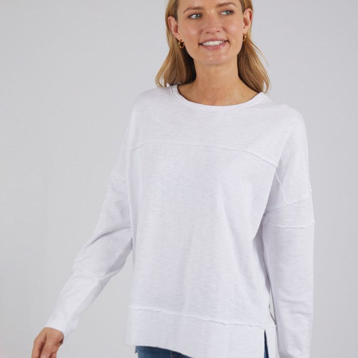 JAYNE THROW ON TOP - WHITE
