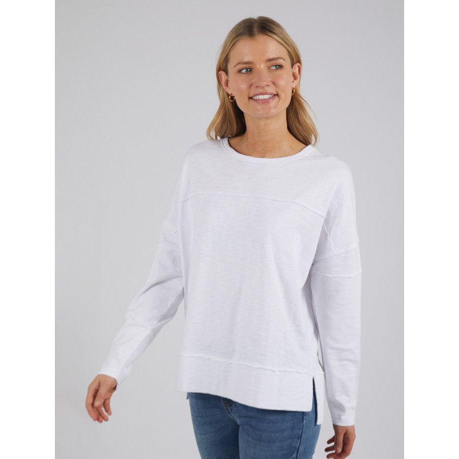 JAYNE THROW ON TOP - WHITE