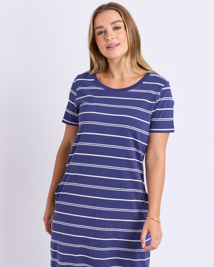 JESSA DRESS - DEEP BLUE