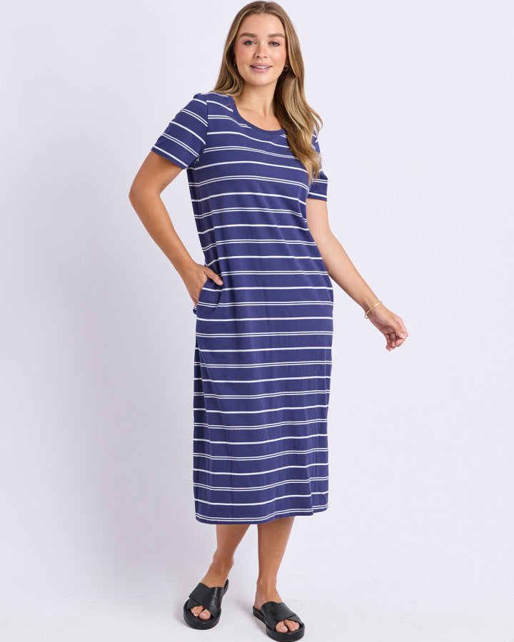 JESSA DRESS - DEEP BLUE