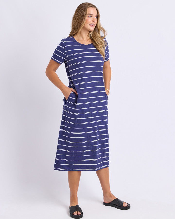 JESSA DRESS - DEEP BLUE