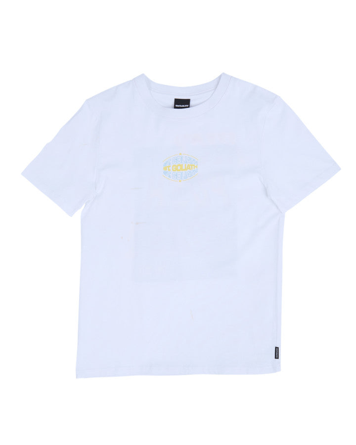 KICK PUSH COAST TEE WHITE - TWEEN
