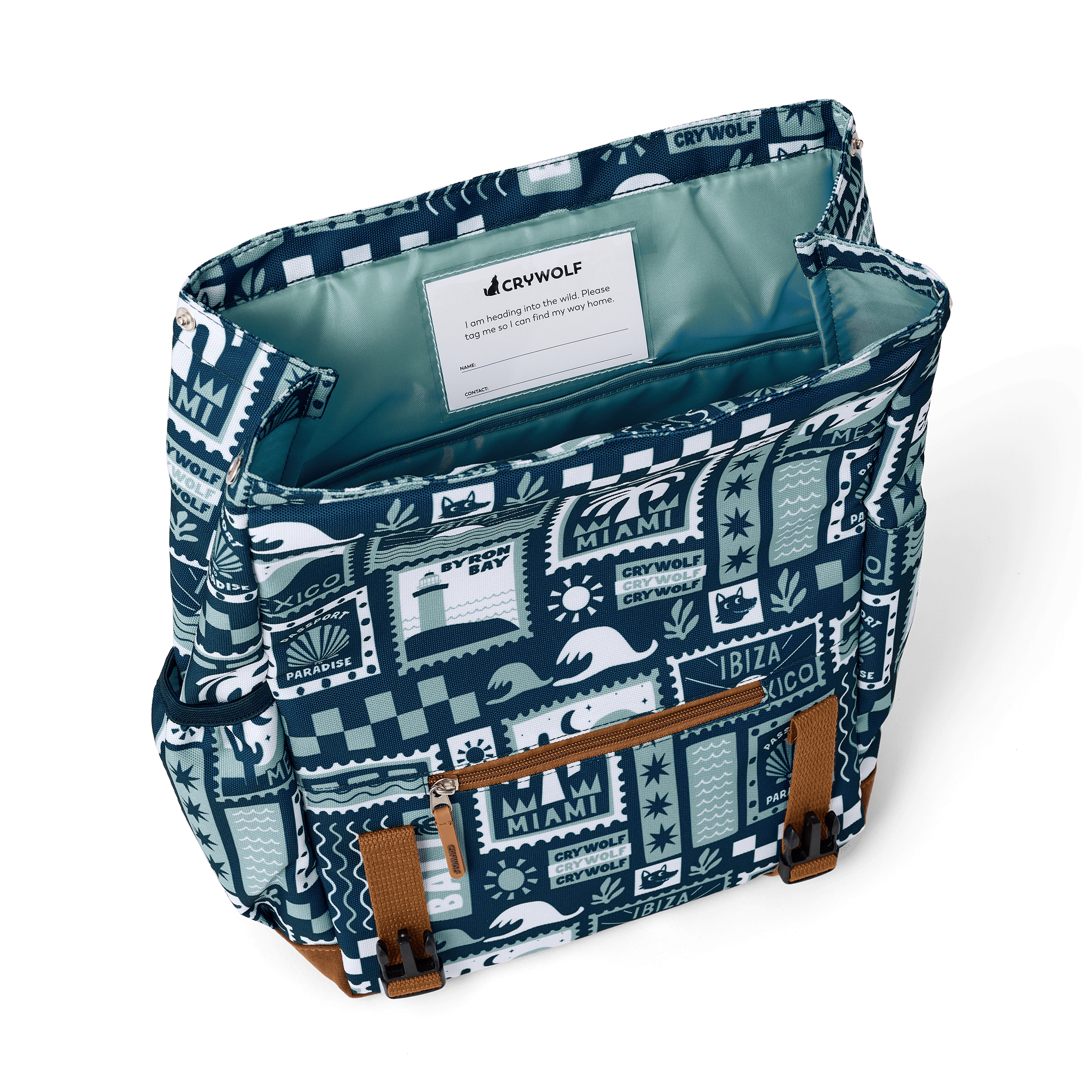 KNAPSACK Blue Postcards