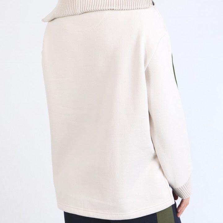 KNIT COLLAR CREW