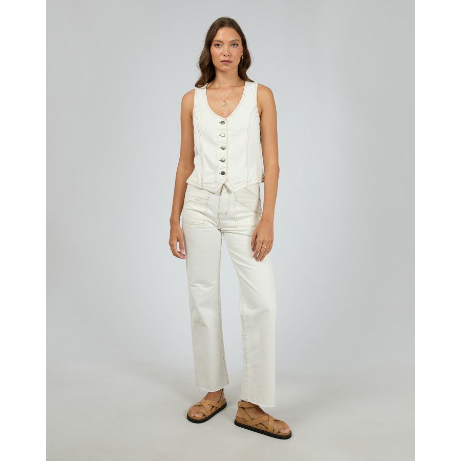 KORIN VEST - VINTAGE WHITE