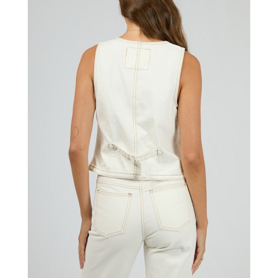 KORIN VEST - VINTAGE WHITE