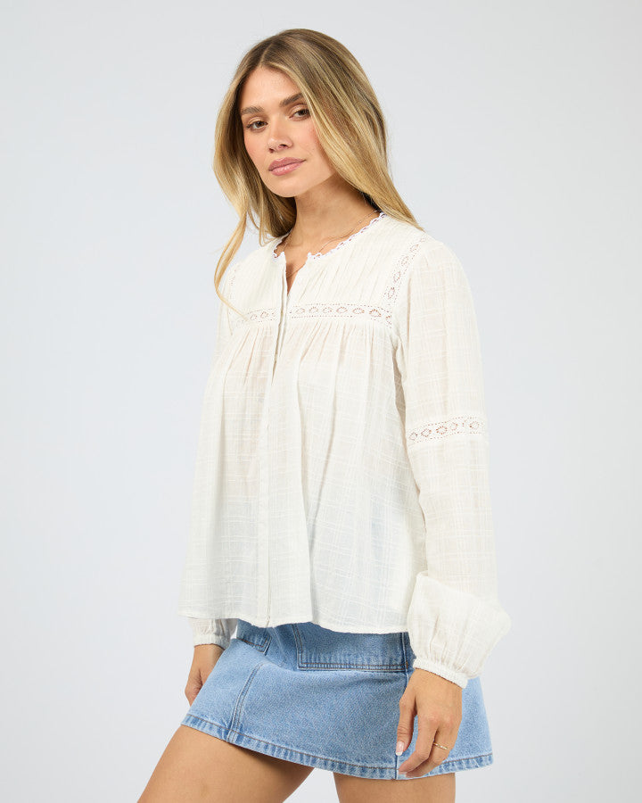 LARK SHIRT - VINTAGE WHITE