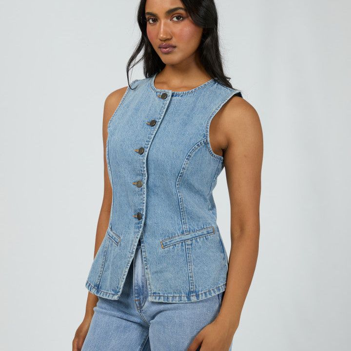 LENA DENIM VEST