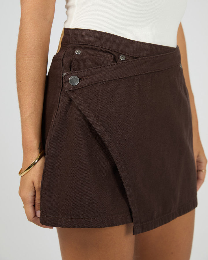 LENNI MINI SKORT - BROWN