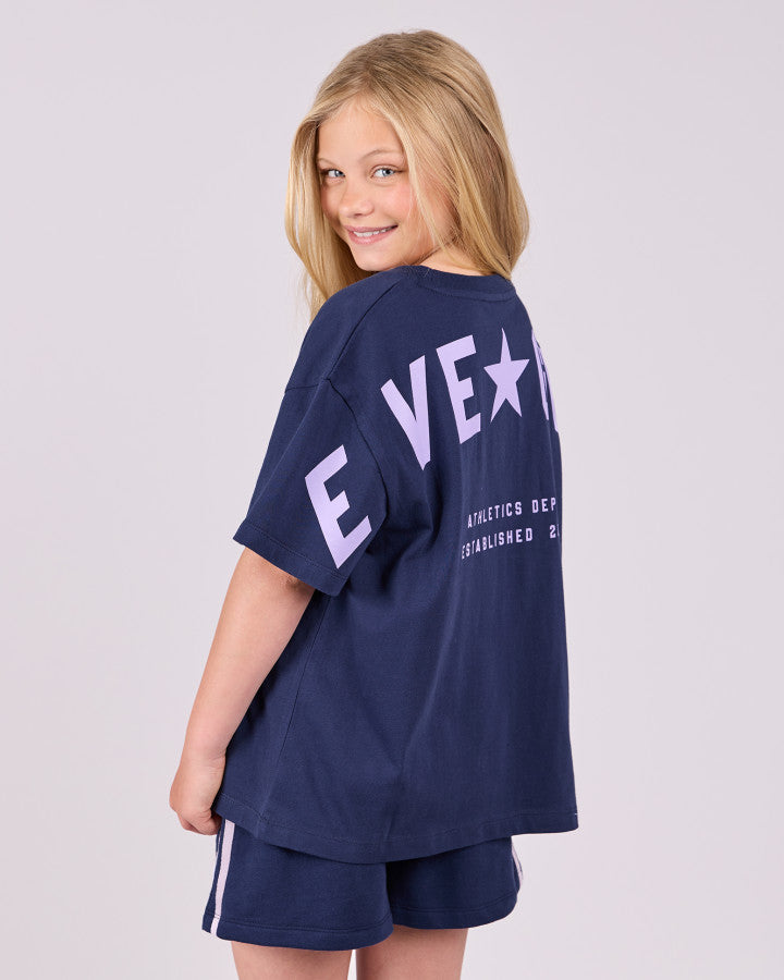 LOUNGE CLUB SHORT NAVY - TWEEN