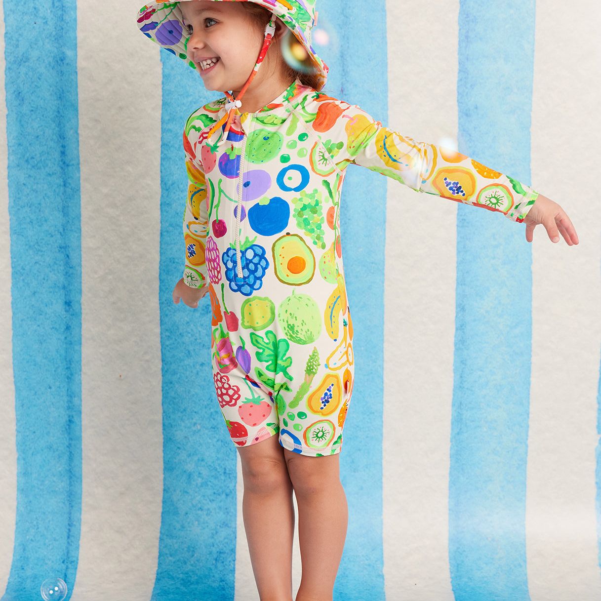 Eat The Rainbow Long Sleeve Rash Suit