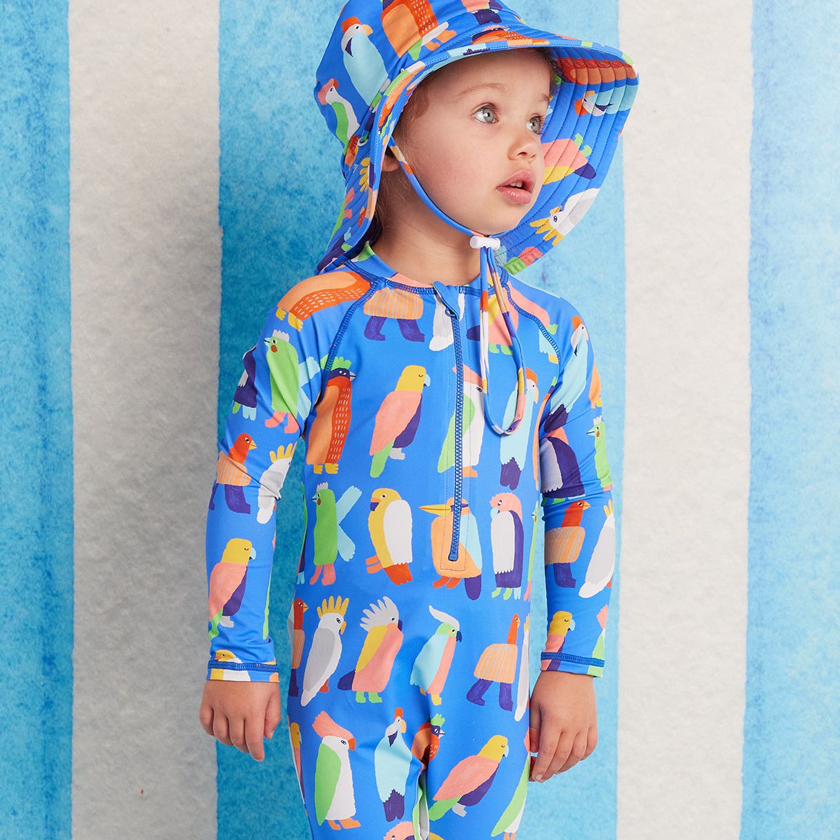 Flamin' Galahs Long Sleeve Rash Suit