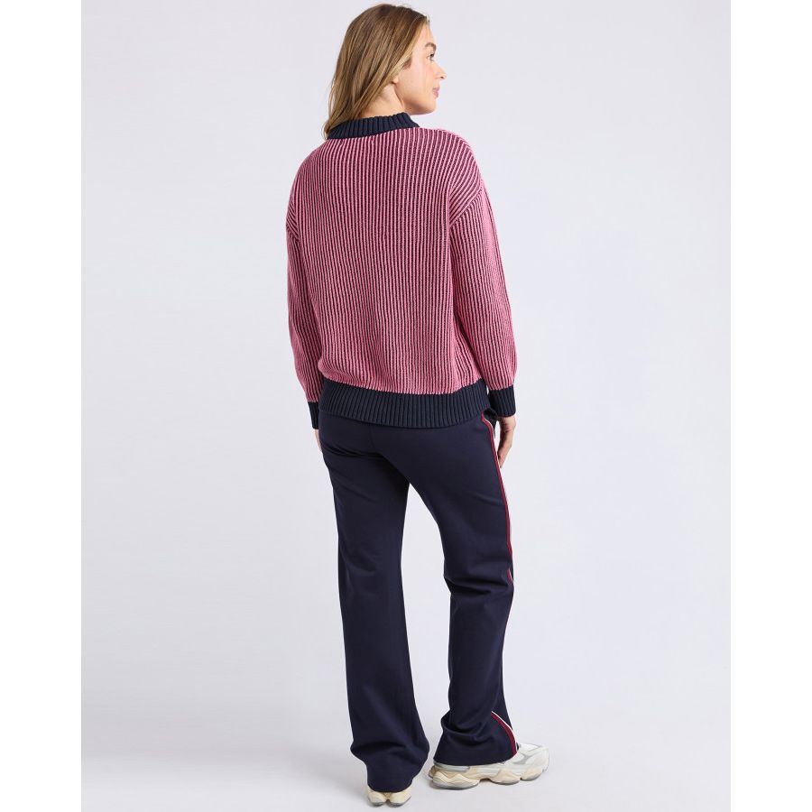 LUELLA CREW KNIT - WINE