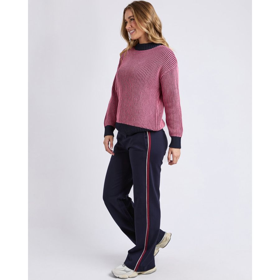 LUELLA CREW KNIT - WINE