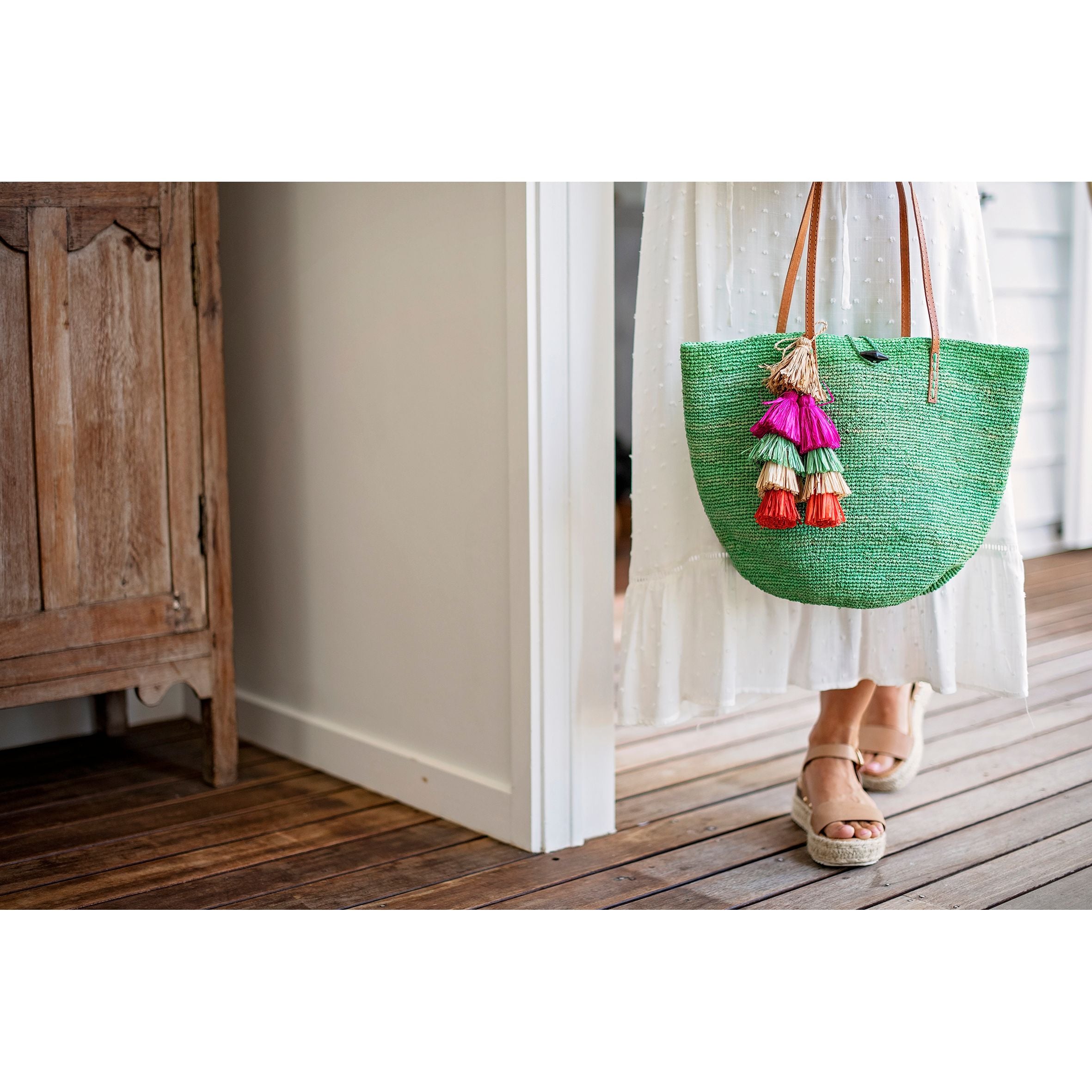 Crochet Handbag Maddy - Seagreen