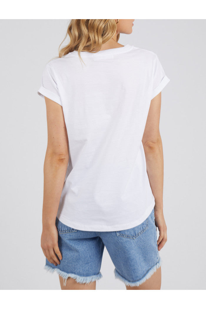 MANLY VEE TEE - WHITE